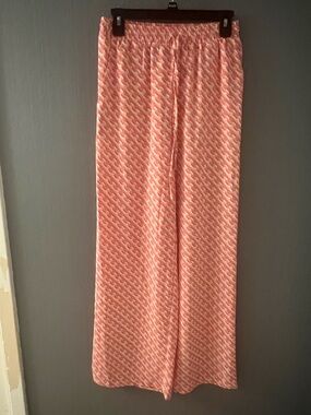 🌞NEW🌞Women’s Peach Patterned Wide Leg Lounge Pants